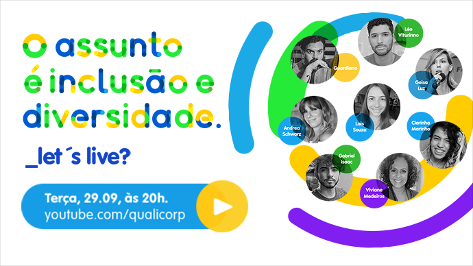 Qualicorp promove live sobre diversidade e valorização humana