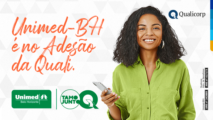 Qualicorp e Unimed-BH fecham parceria para vender planos de saúde coletivos por adesão em Belo Horizonte e Grande BH a partir de R$ 74