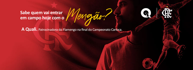 Qualicorp firma parceria com o Flamengo para final do campeonato carioca